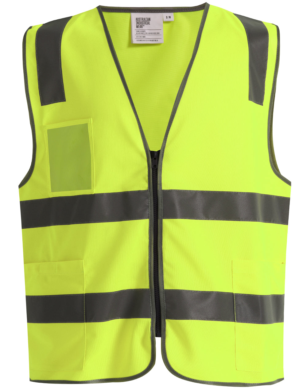 WS Unisex Hi-Vis Safety Vest with ID & Utility Pockets - SW04