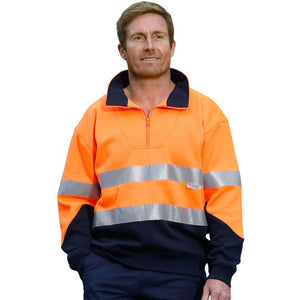 SW14_HI-VIS LONG SLEEVE FLEECE SWEAT