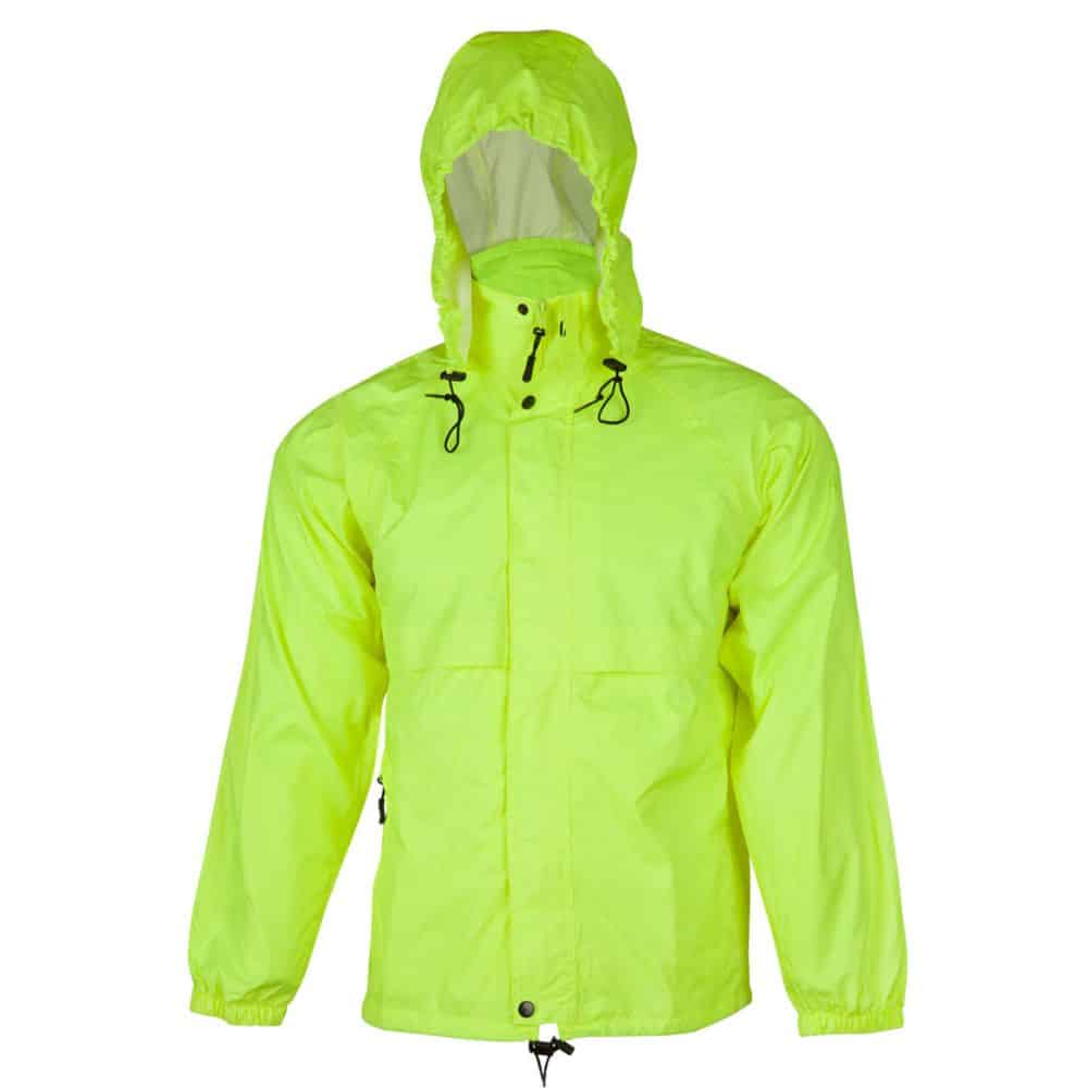 SW27 HI-VIS SPRAY JACKET-Fluoro Yellow