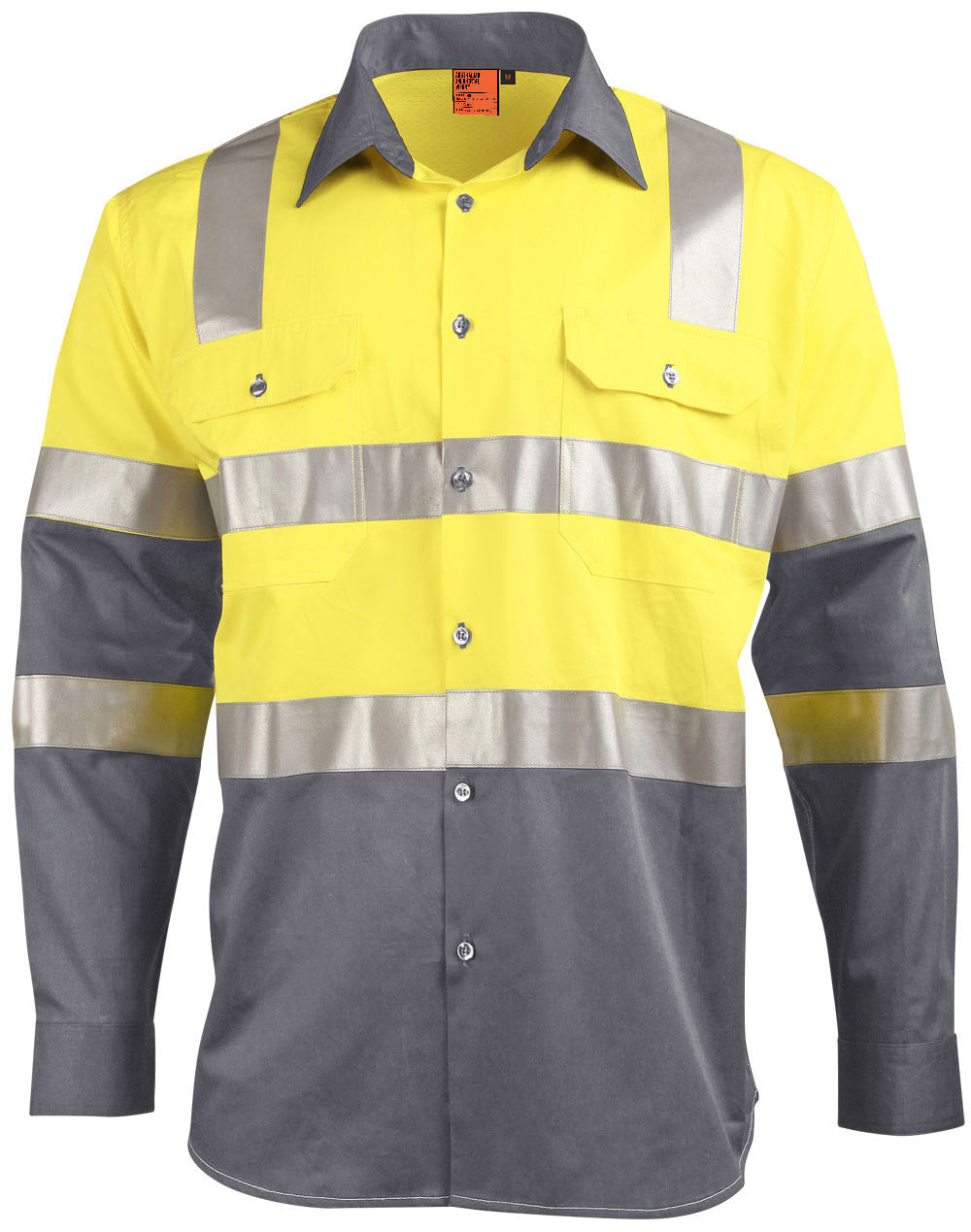 WS Biomotion Day/Night Light Weight Safety Shirt with X Back Tape Configuration - SW70