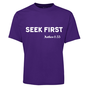 Seek-First_White_Purple-Men-Shirt