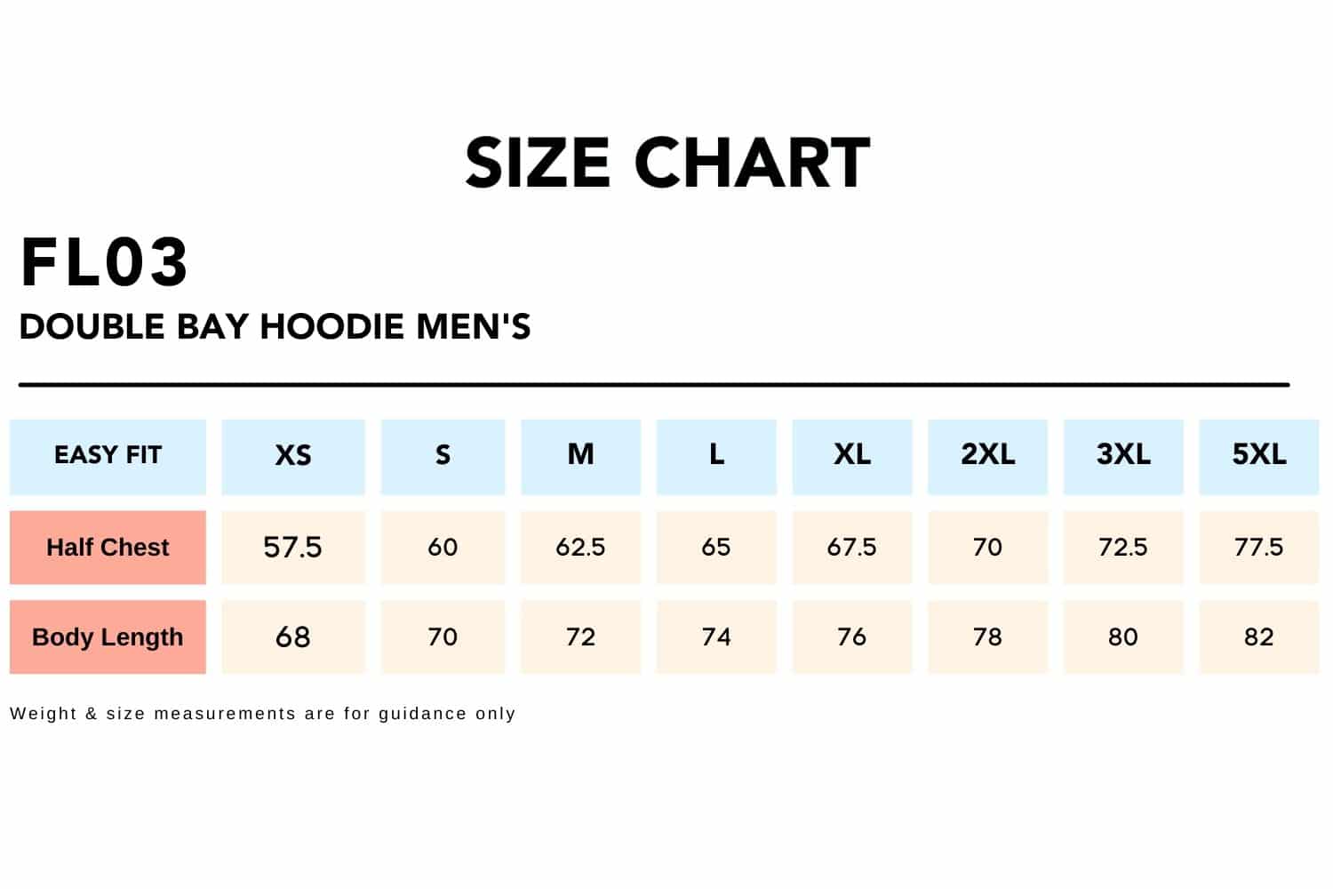 Size-Chart_FL03-DOUBLE-BAY-Hoodie-Mens