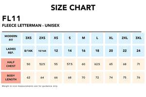 Size-Chart_FL11-FLEECE-LETTERMAN-Unisex