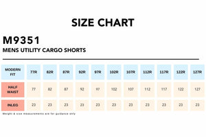 Size-Chart_M9351-MENS-UTILITY-CARGO-SHORTS