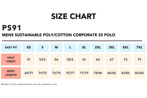 Size-Chart_PS91-MENS-SUSTAINABLE-POLYCOTTON-CORPORATE-SS-POLO