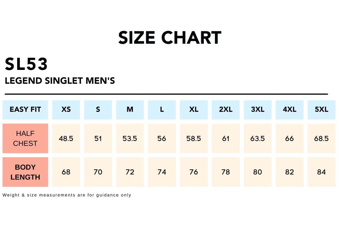 Size-Chart_SL53-LEGEND-SINGLET-Mens