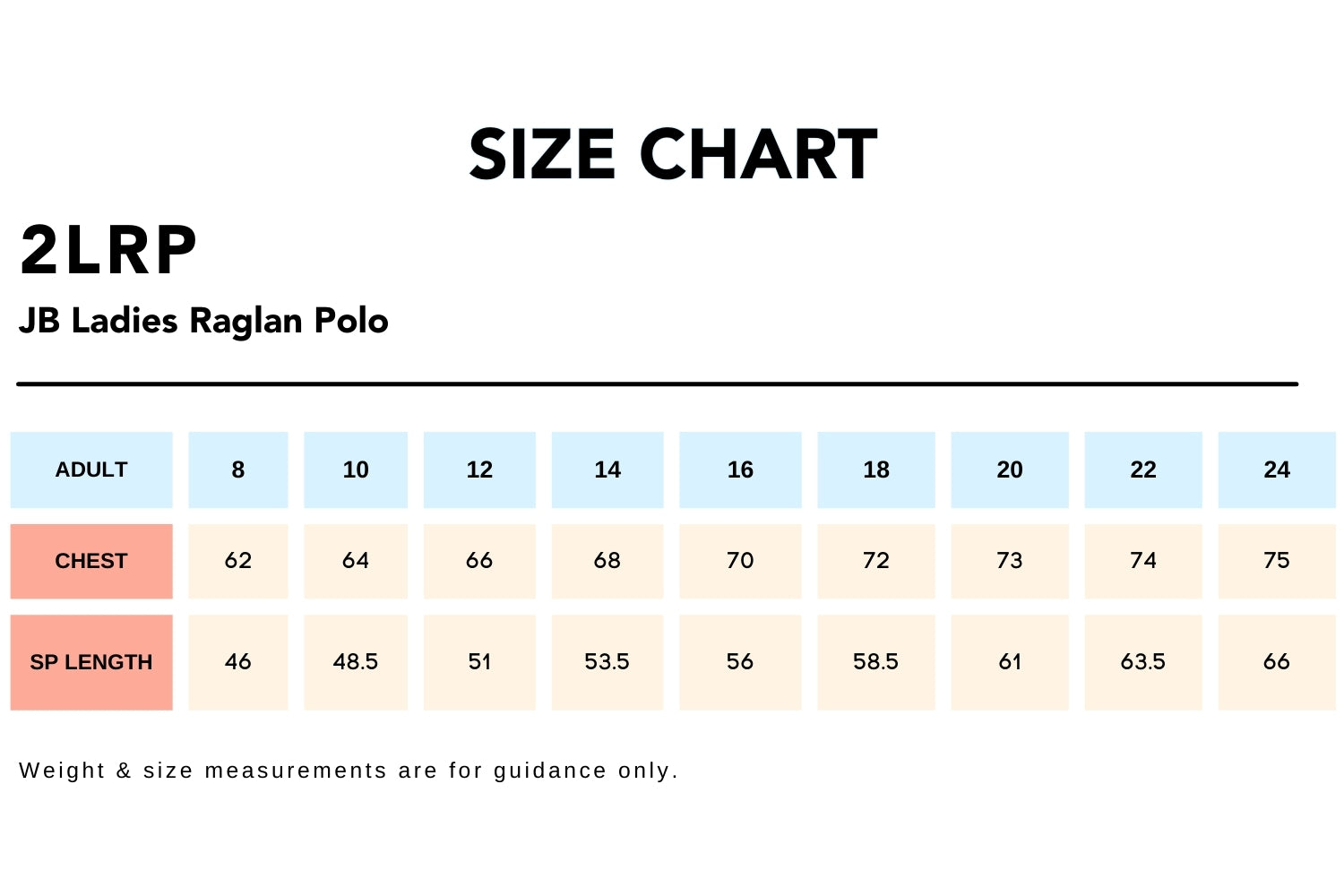 JB Ladies Raglan Polo 2LRP