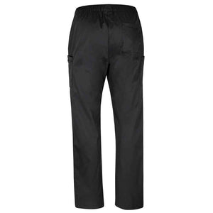 UNISEX-PREMIUM-SCRUB-CARGO-PANT-4SPP-Black-back