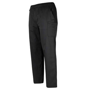 UNISEX-PREMIUM-SCRUB-CARGO-PANT-4SPP-Black-side