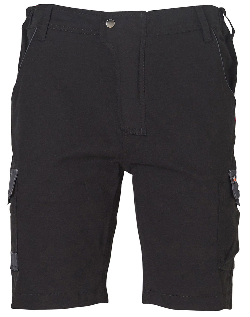 WS Mens Stretch Cargo Work Shorts With Design Panel Treatments - WP23