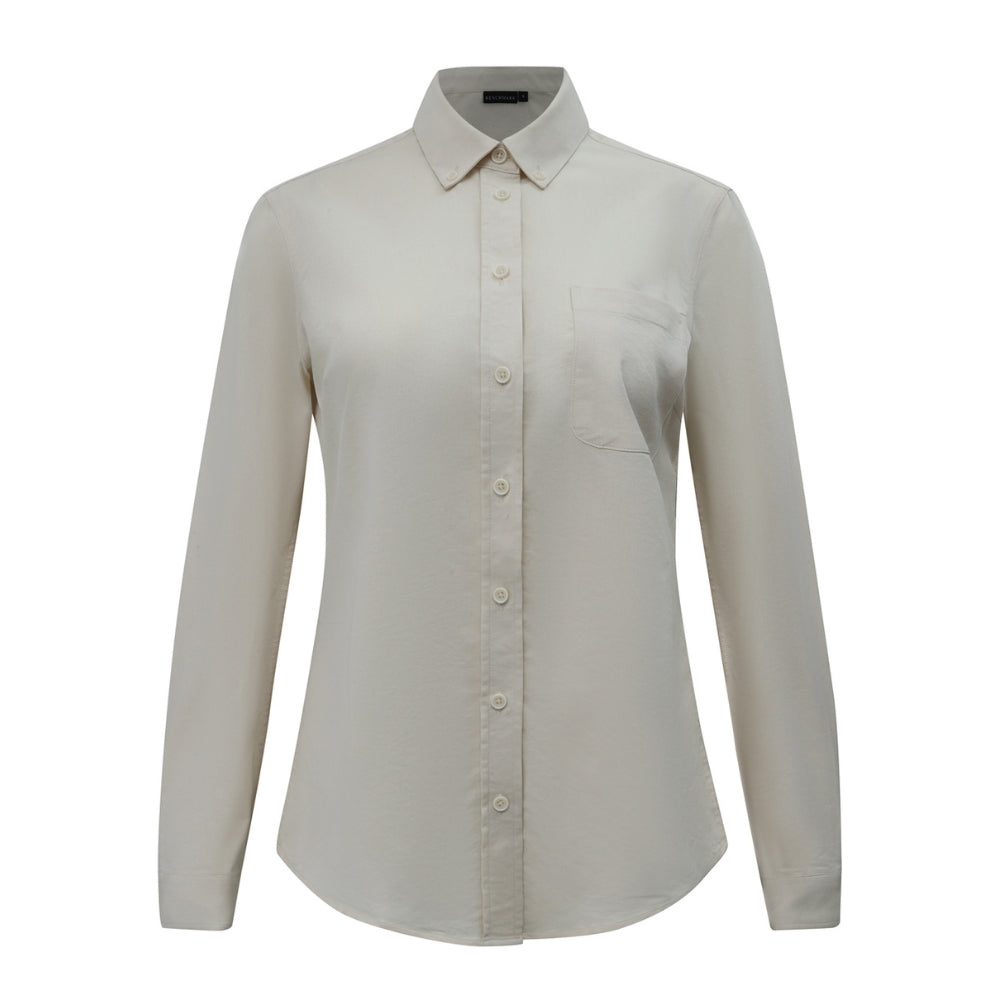 WS Womens Smart Casual Cotton Blend L/S Shirt M8009L