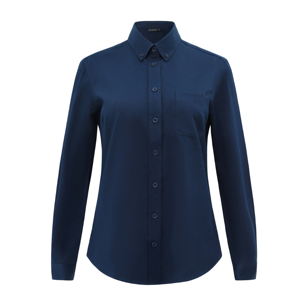 WS Womens Smart Casual Cotton Blend L/S Shirt M8009L