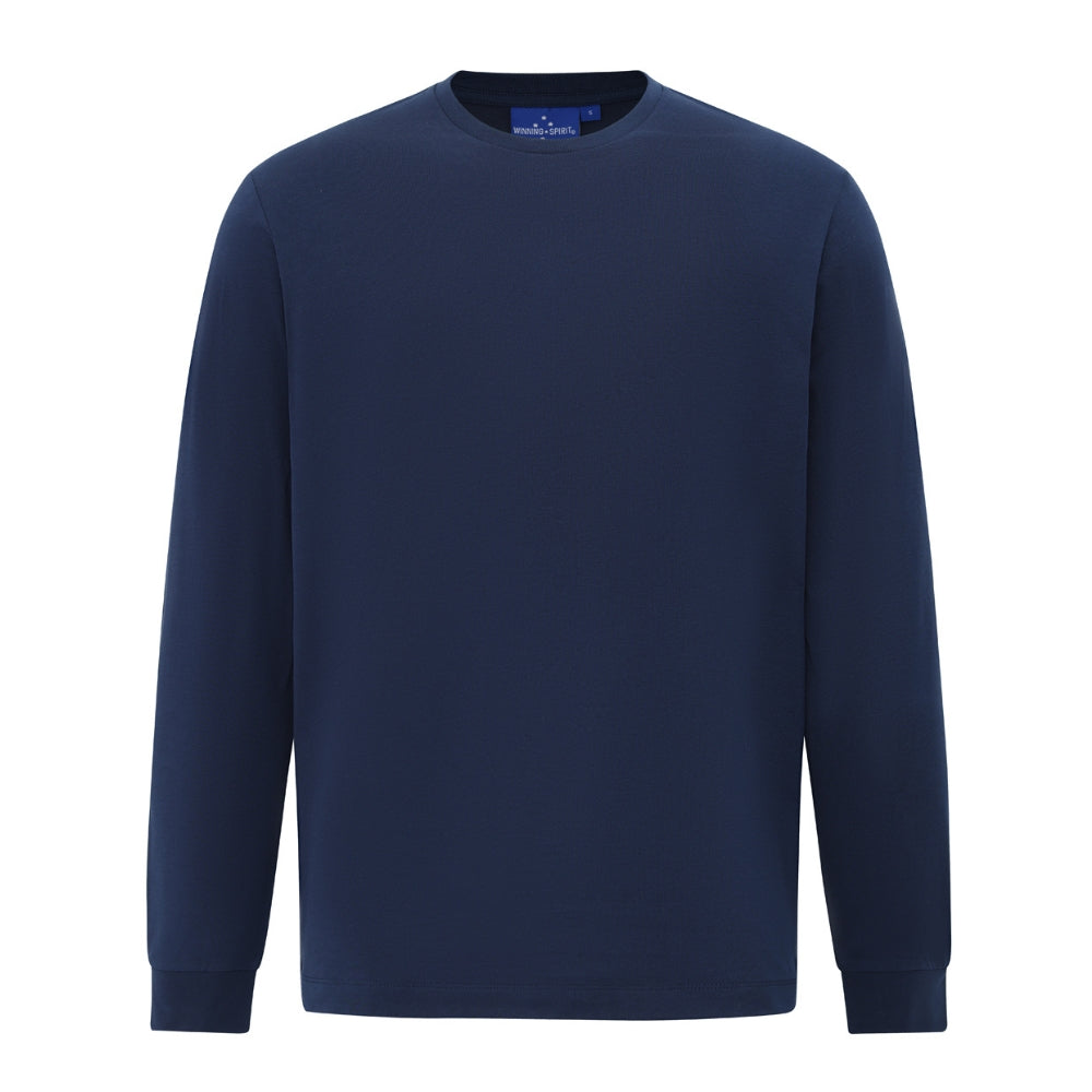 WS Mens Premium Cotton Face L/S Tee - TS47