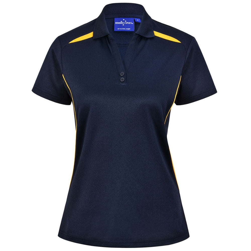 WS Ladies Sustainable Poly/Cotton Contrast SS Polo PS94