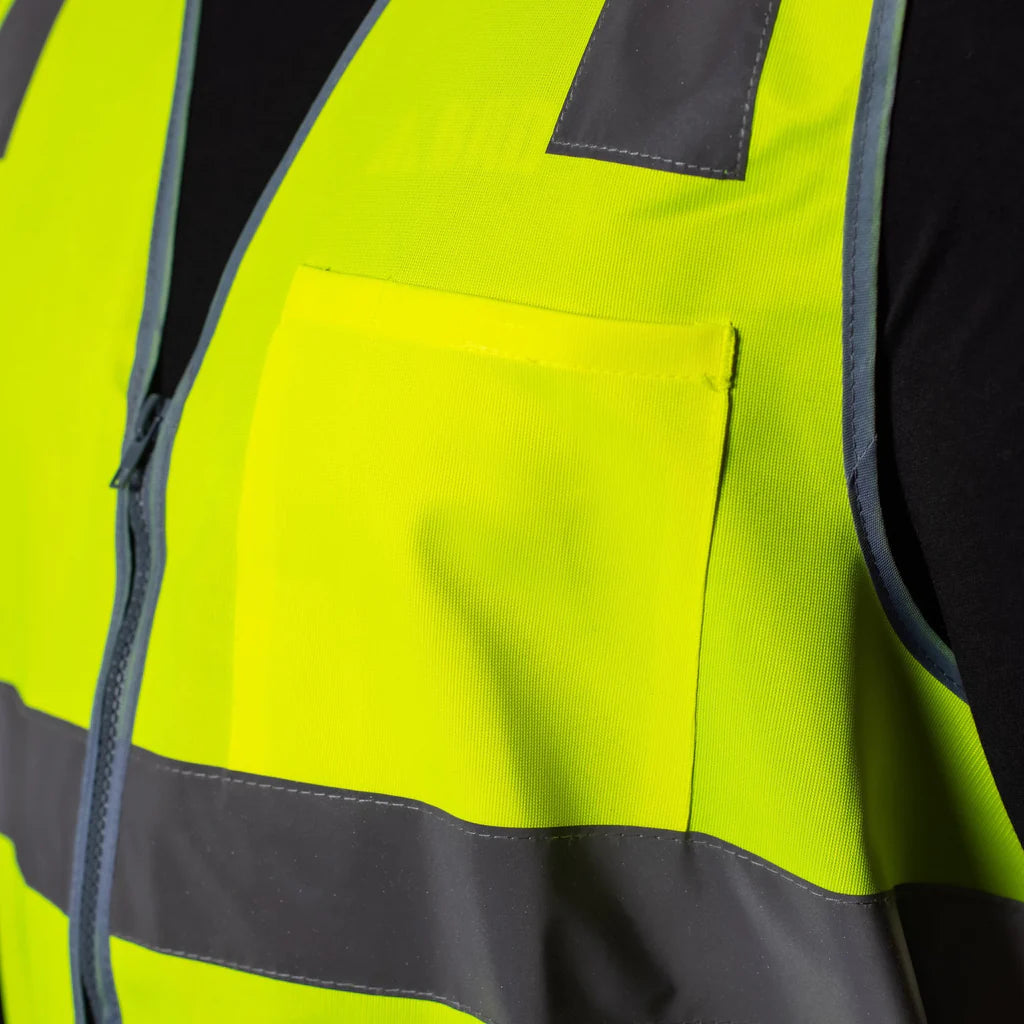 BD Hi-Vis Day/Night Zip Safety Vest