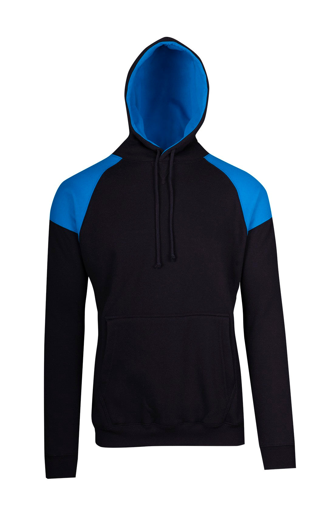 RM Mens Shoulder Contrast Panel Hoodie - F303HP