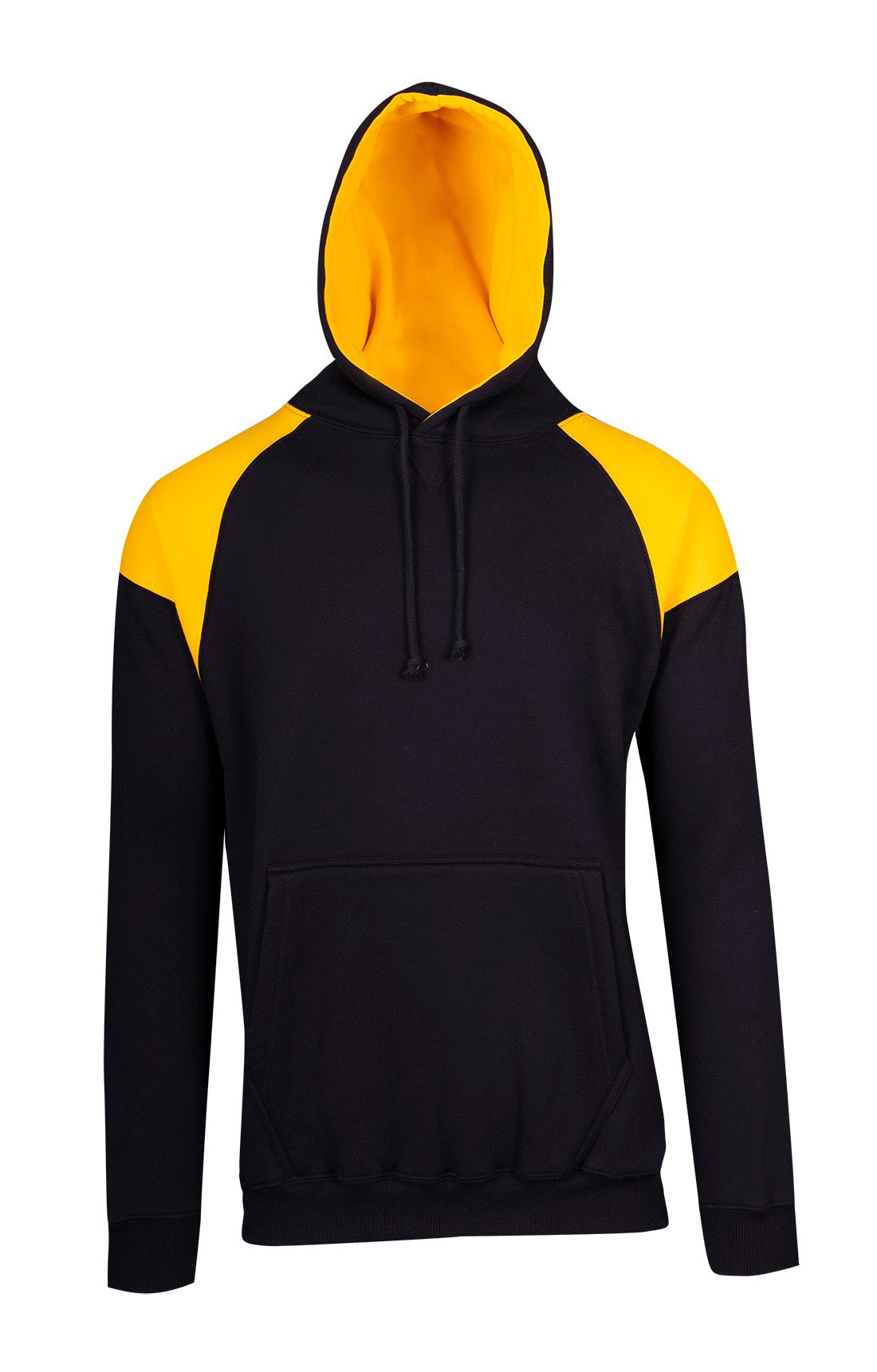 RM Mens Shoulder Contrast Panel Hoodie - F303HP