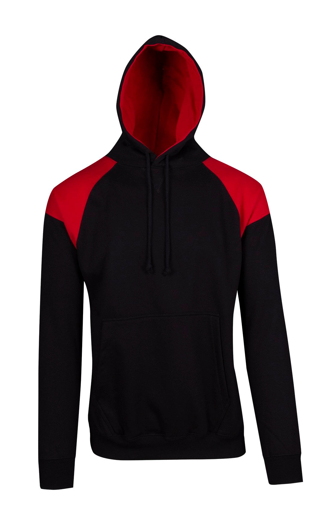 RM Mens Shoulder Contrast Panel Hoodie - F303HP