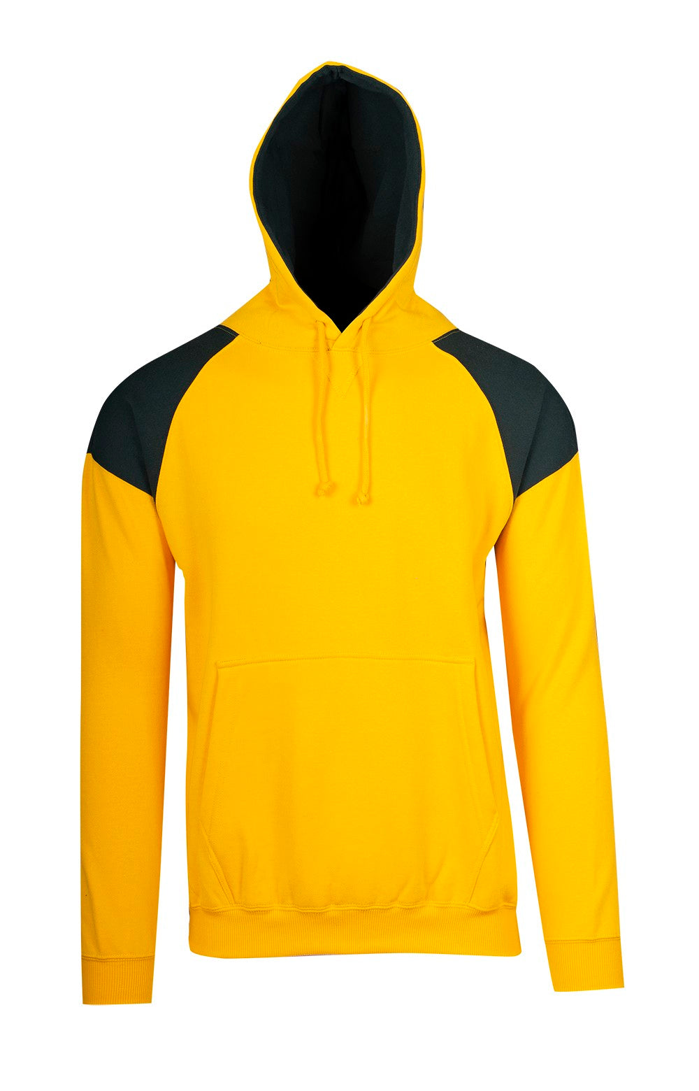 RM Mens Shoulder Contrast Panel Hoodie - F303HP