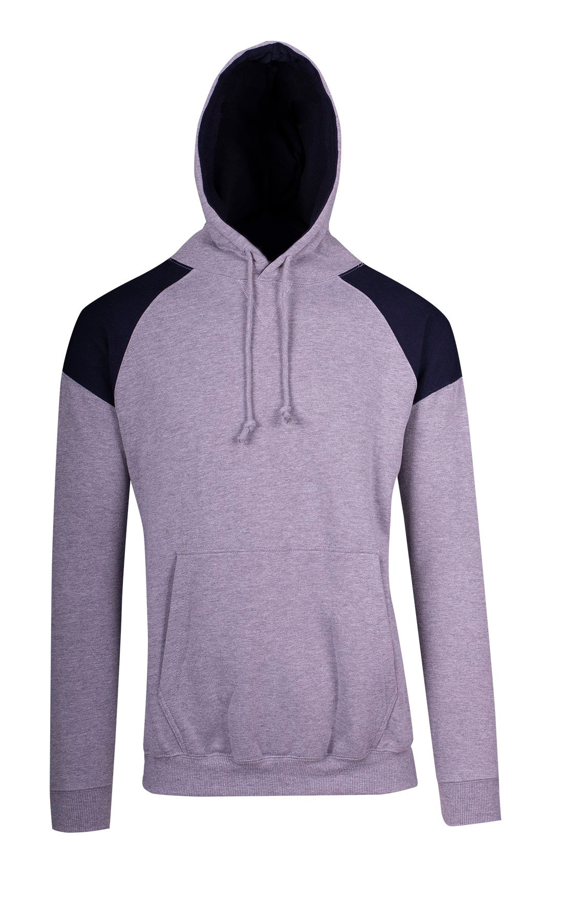 RM Mens Shoulder Contrast Panel Hoodie - F303HP