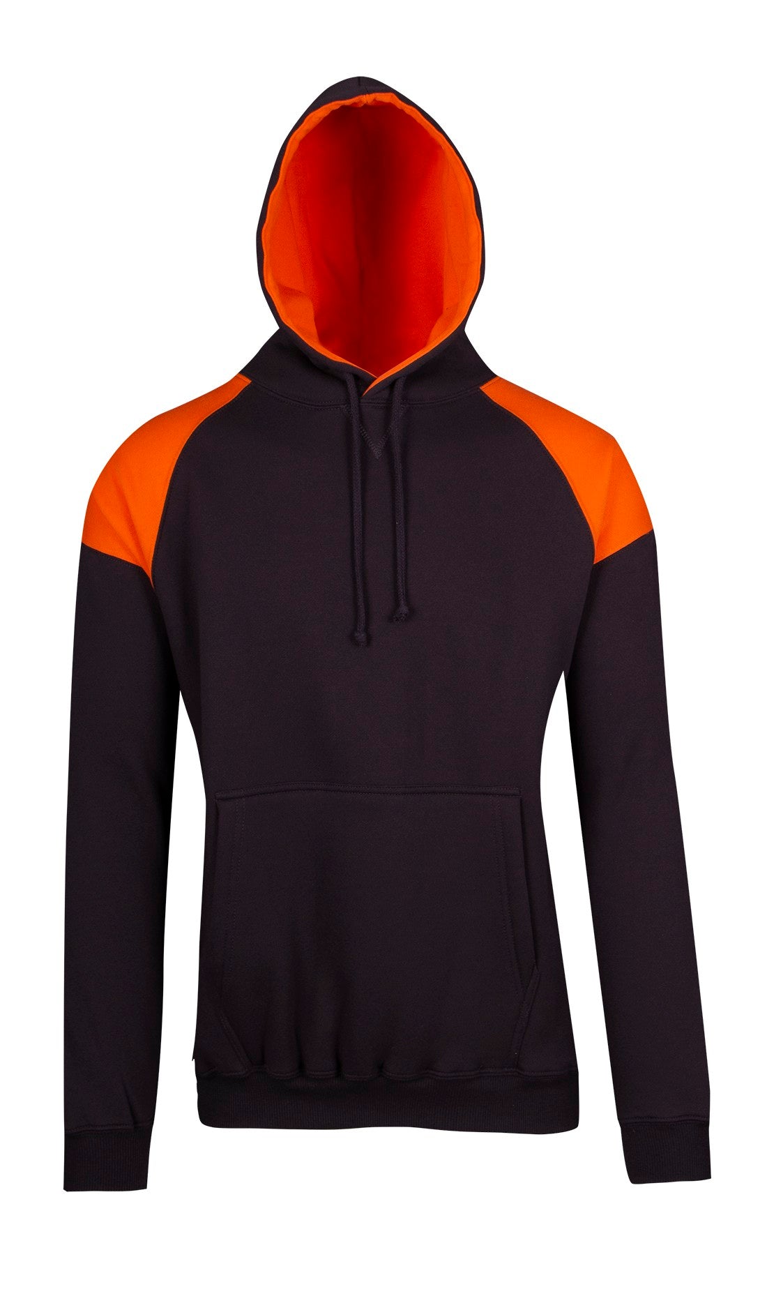 RM Mens Shoulder Contrast Panel Hoodie - F303HP