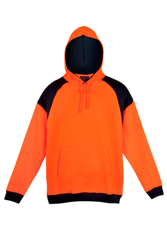 RM Men Shoulder Contrast Panel Hoodie Workwear - F303HPW